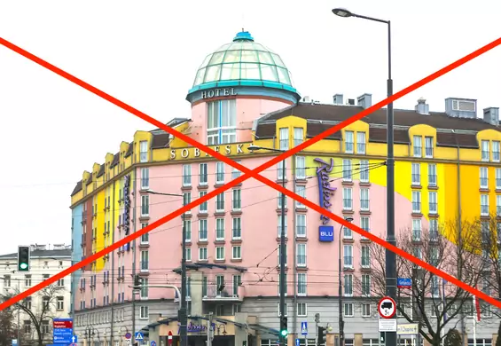 Jeden z brzydszych hoteli w Polsce zmienił kolor. "Jak wielki kloc"