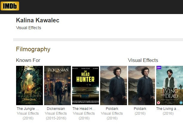 Kalina Kawalec w bazie IMDb