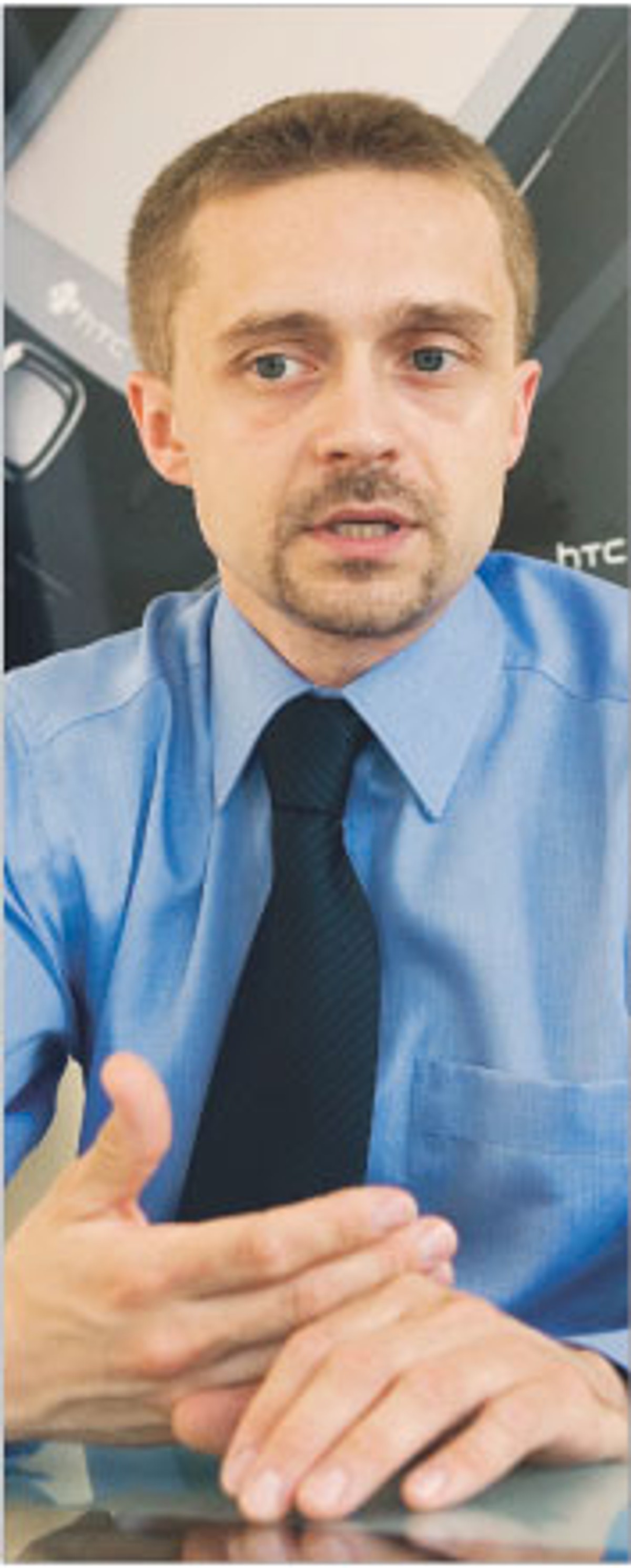 Tomasz Leśniak, szef HTC na Europę Wschodnią Fot. Wojciech Górski
