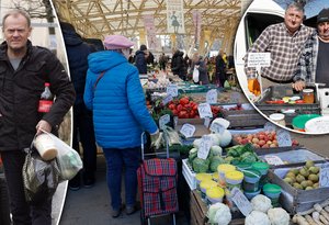 Na bazarze koło Tuska aż huczy. Ludzie obawiają się tego, co stanie się za kilka dni