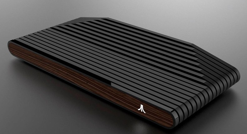 The Ataribox in its black and wood colour combo.