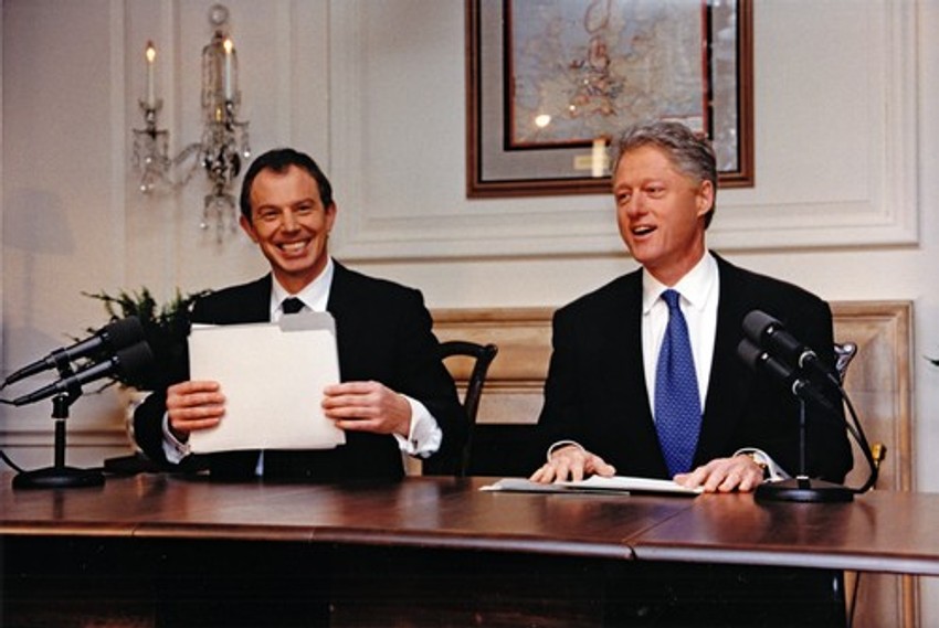 Toni Bler i Bil Klinton