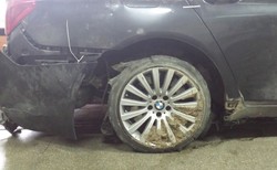 Biegli: Przyczyną wypadku prezydenckiej limuzyny był przedmiot leżący na drodze