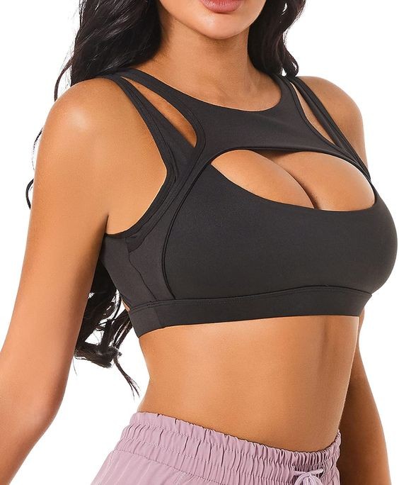 Sports bras would give the needed support [Pinterest]