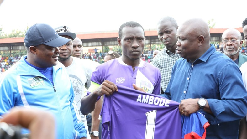 Image result for Weah, Drogba, Etoâo, Toure, Others Storm Lagos For Ambode Testimonial Match