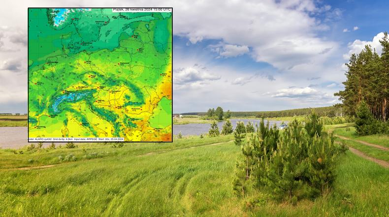 To koniec ulew i dużego zimna. Początek z dużymi zmianami pogody (mapa: IMGW)