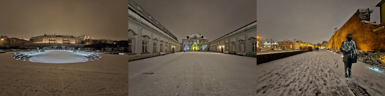 Przykładowe zdjęcia nocne z modułu szerokokątnego (kliknij, aby powiększyć)