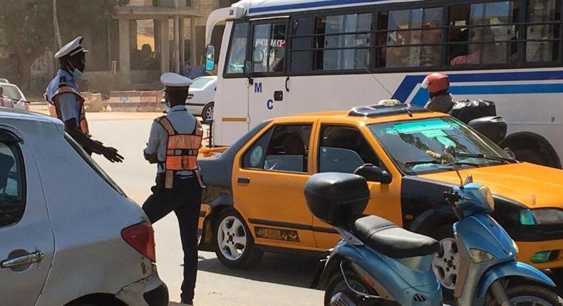 Image taxi circulation Dakar