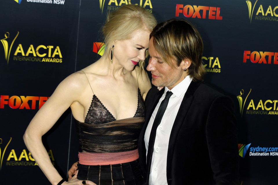 Nicole Kidman i Keith Urban na AACTA 2017