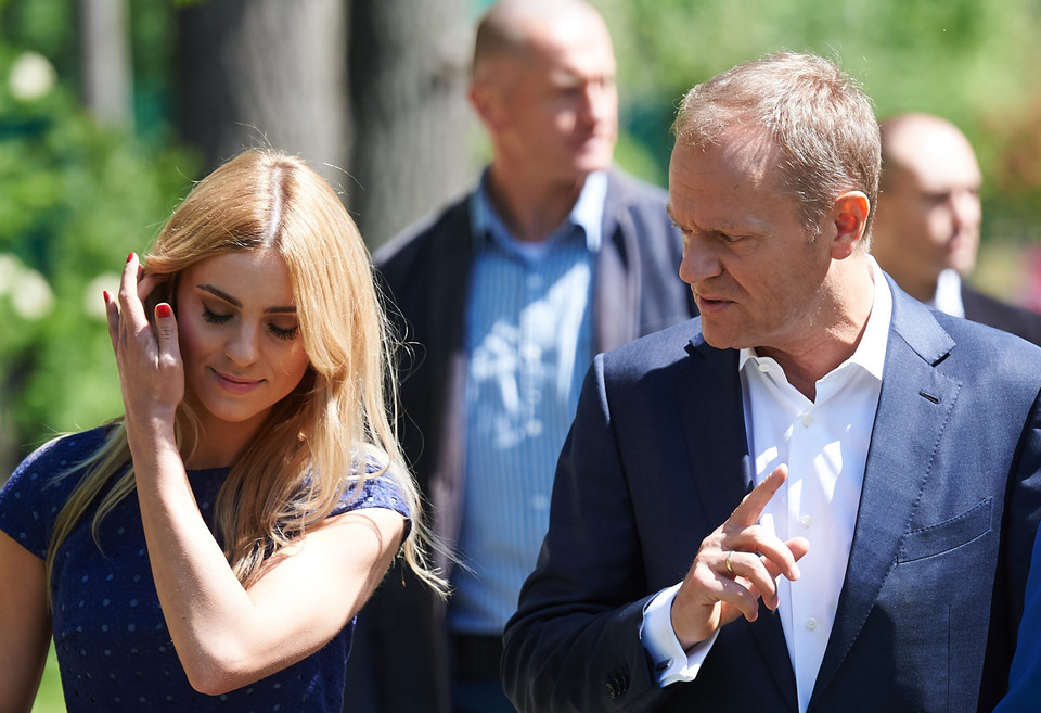 Donald Tusk z córką Katarzyną
