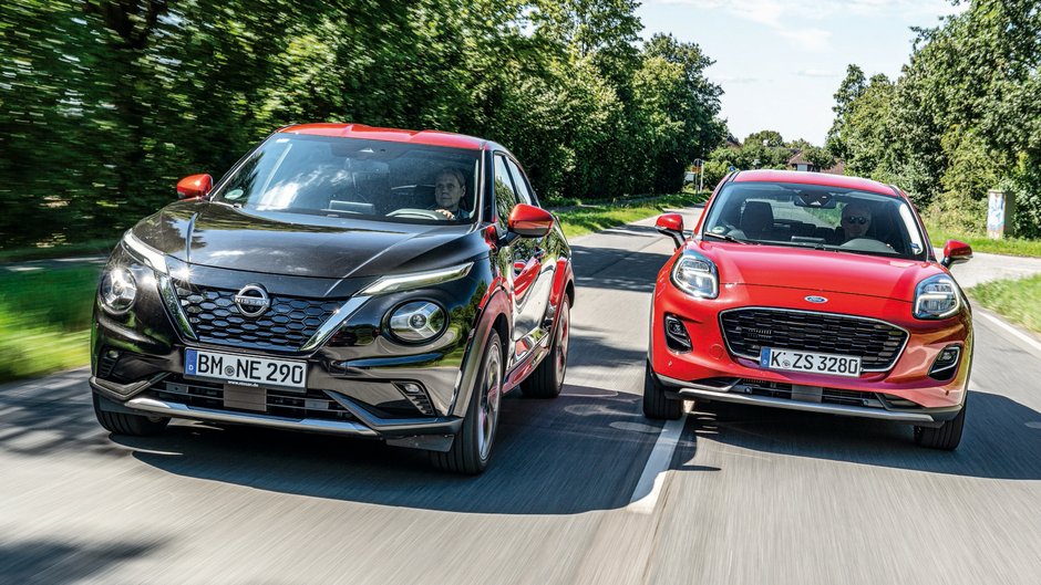 Ford Puma i Nissan Juke - porównanie