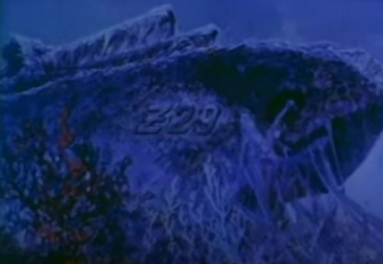 Scena z filmu "Skarby zatopionych statków" z 1973 r.