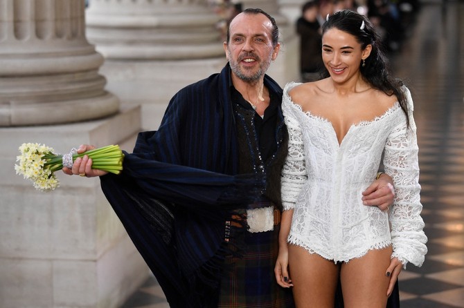 Unuka Vivijen Vestvu u Parizu sa Andreasom Krontalerom JULIEN DE ROSA/AFP