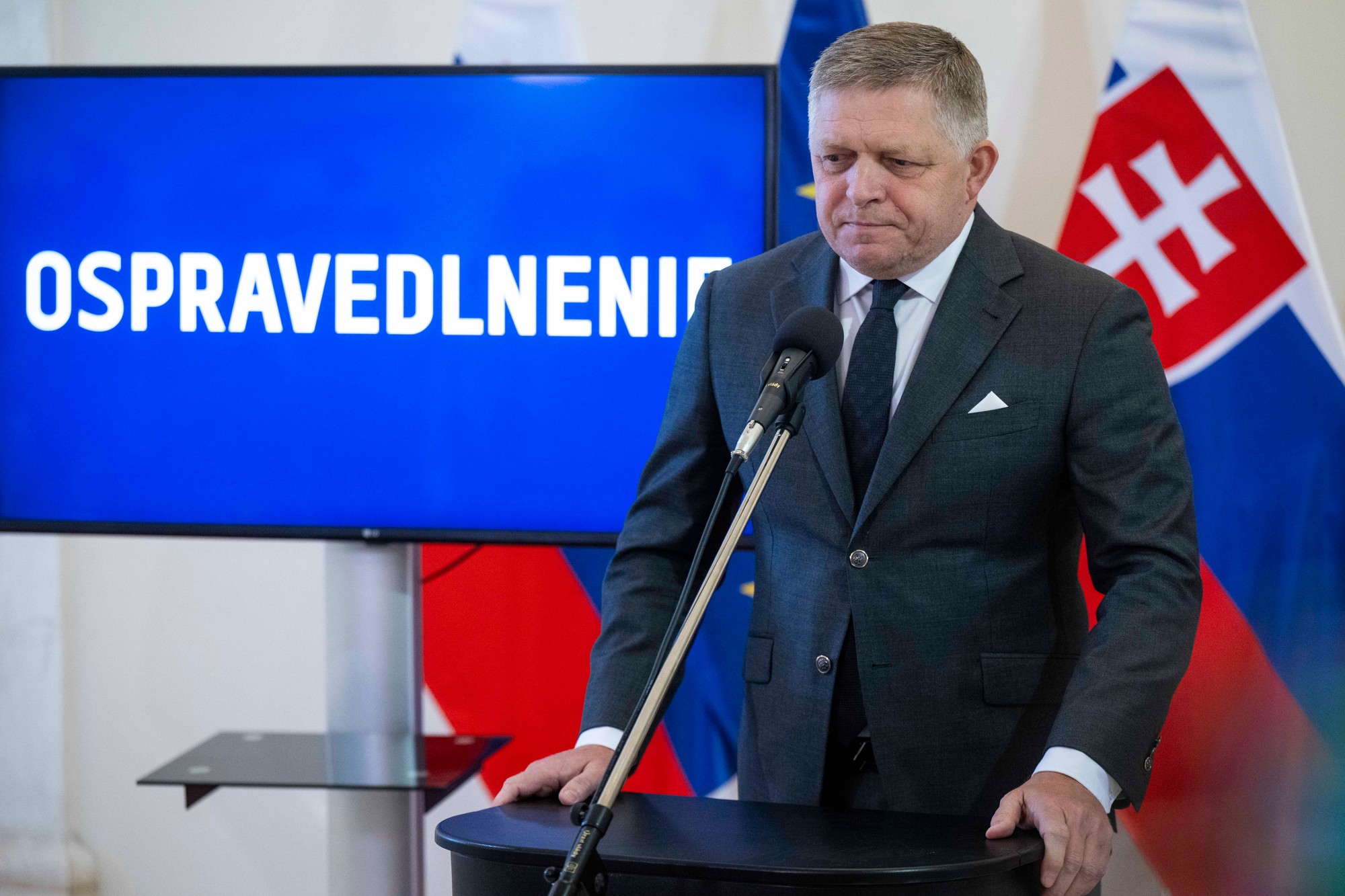 Predseda vlády SR Robert Fico. 