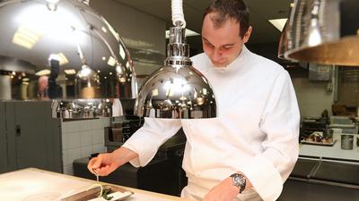 The meal follows recipes by chef Daniel Humm.