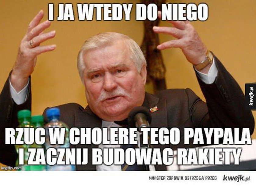 Wałęsa nowym królem memów