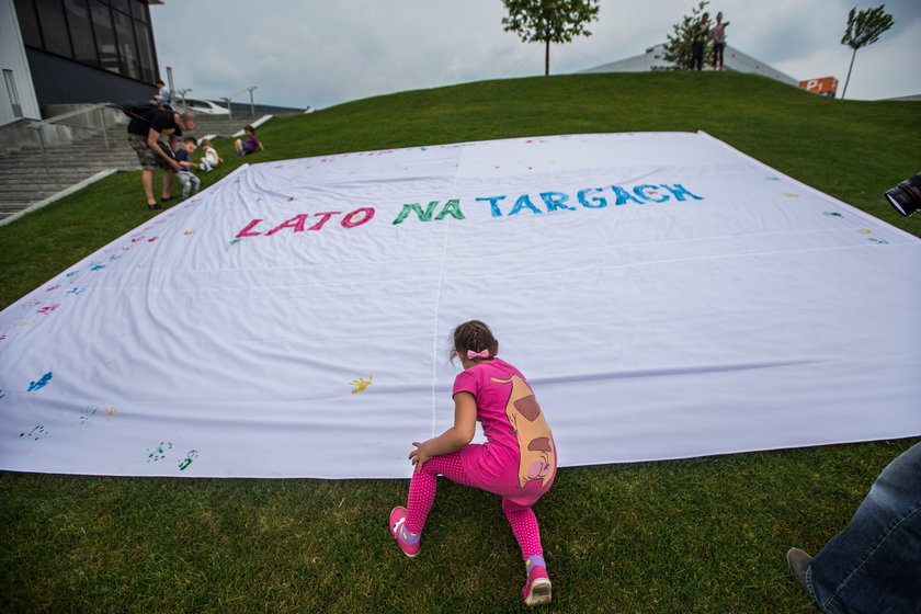 Plaża na targach już działa