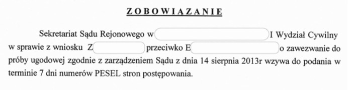 Zobowiązanie