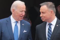 Joe Biden i Andrzej Duda