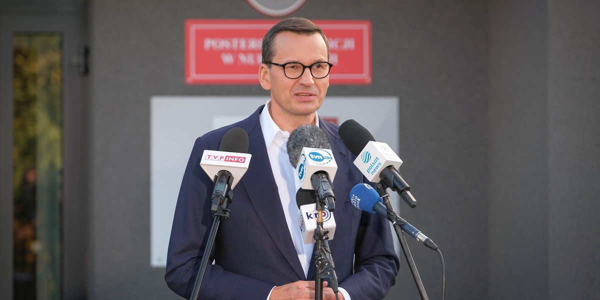 Premier Mateusz Morawiecki. 