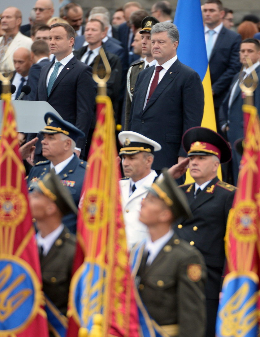 Andrzej Duda i Petro Poroszenko