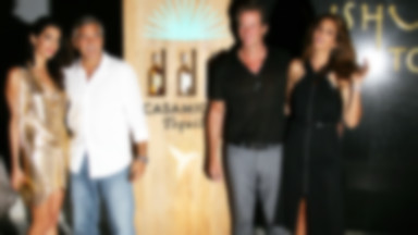 Złota Amal Clooney i zjawiskowa Cindy Crawford na wakacjach z mężami