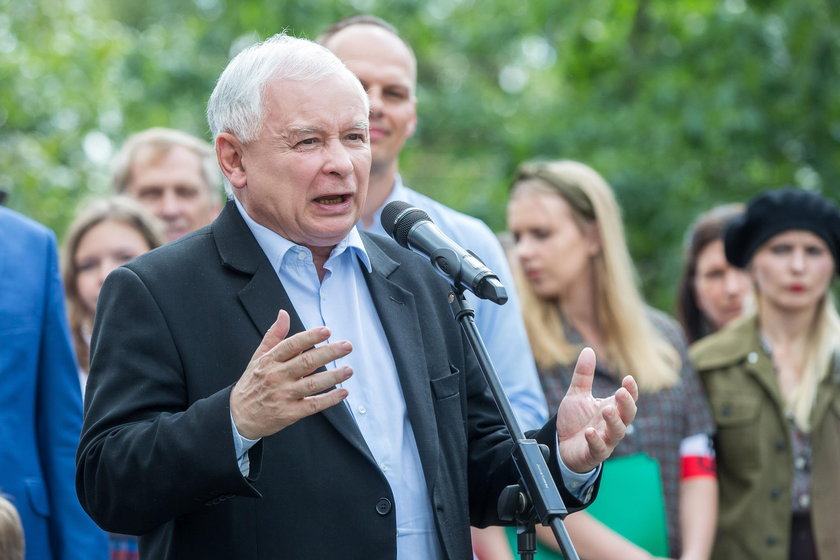 Jarosław Kaczyński w Stalowej Woli