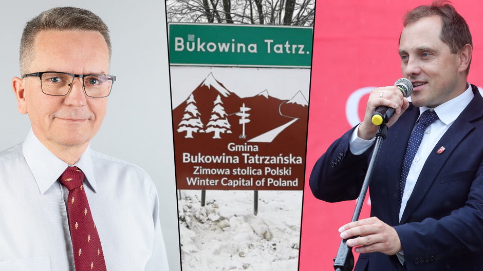 Andrzej Jezierczak (po lewej) powalczy o fotel wójta gminy Bukowina Tatrzańska z Andrzejem Pietrzykiem (po prawej)