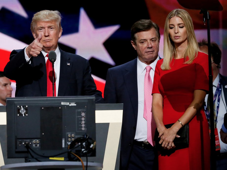 Donald and Ivanka at the Republican National Convention in July.