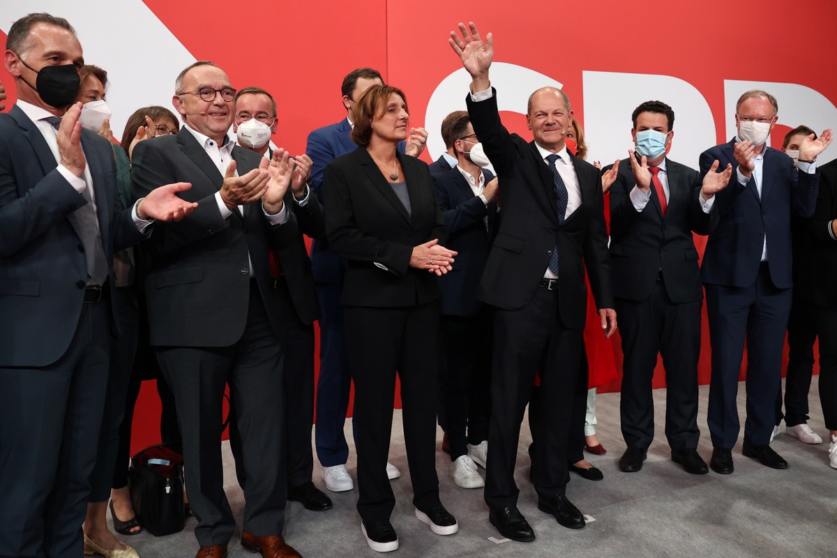 Radość w sztabie SPD