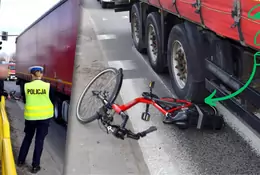 TIR potrącił rowerzystkę na pasach. Policja pokazała zdjęcie