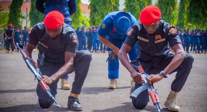 NSCDC inaugurates 501-personnel special unit to guard VIPs  [Twitter:@official_NSCDC]