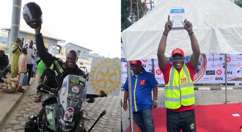 Kunle Adeyanju: Meet the biker who rode from London to Lagos