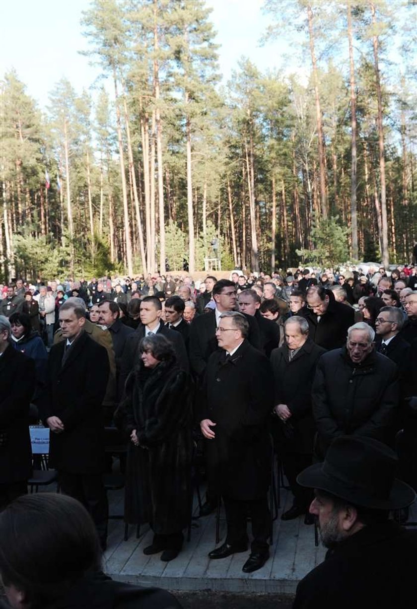 Komorowski w Katyniu cytuje Kaczyńskiego