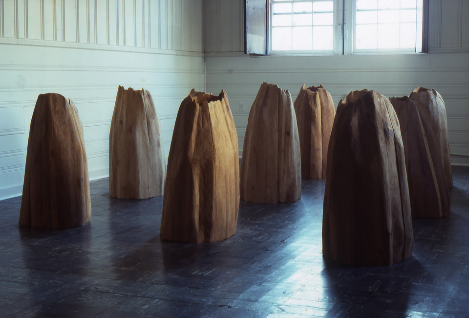 Ursula von Rydingsvard - "Untitled (NineCones)" (1976)