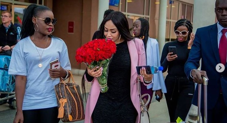 Zari Hassan announces wedding date upon landing in Mombasa