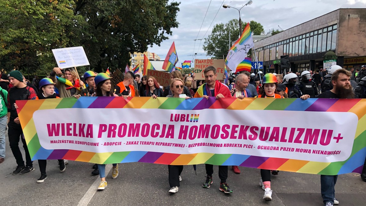 Lublin. II Marsz Równości. Policja użyła armatki wodne