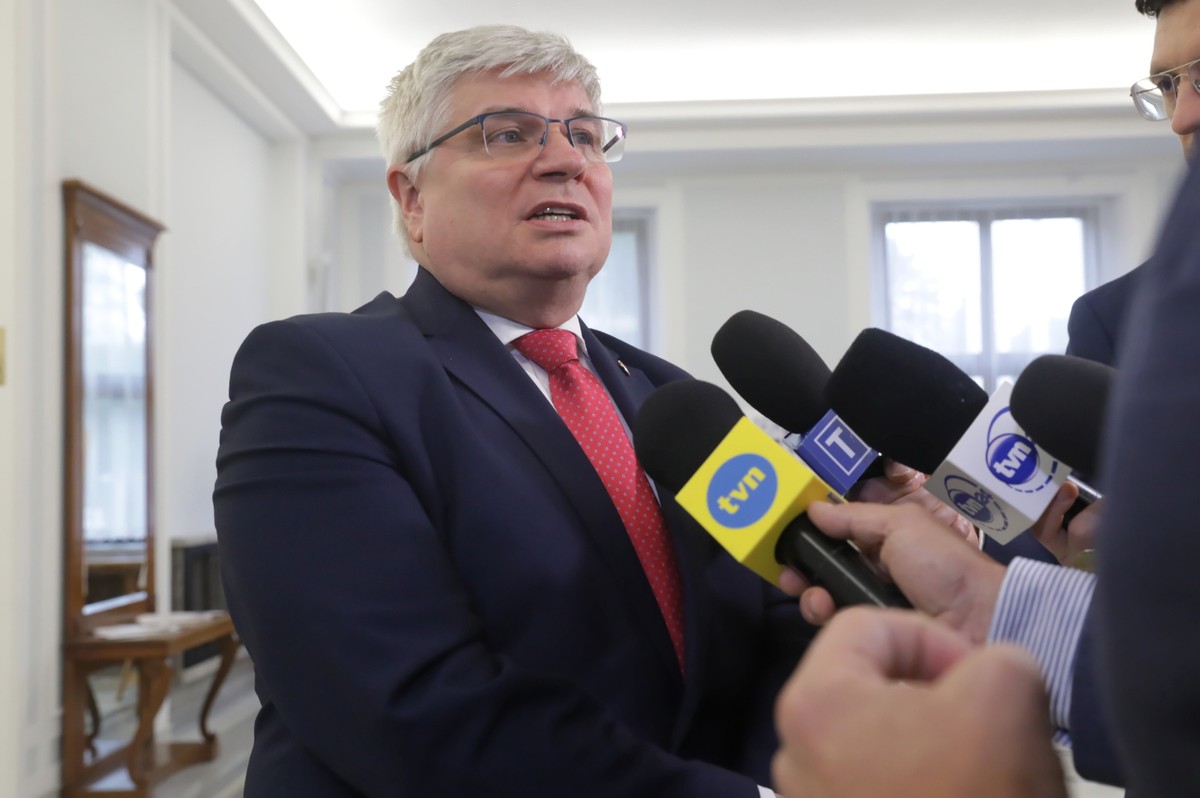 Maciej Lasek, sekretarz stanu w Ministerstwie Funduszy i Polityki Regionalnej, pełnomocnik rządu do spraw Centralnego Portu Komunikacyjnego