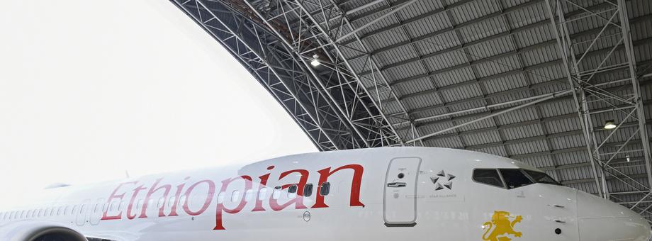 Boeing 737 MAX należący do Ethiopian Airlines