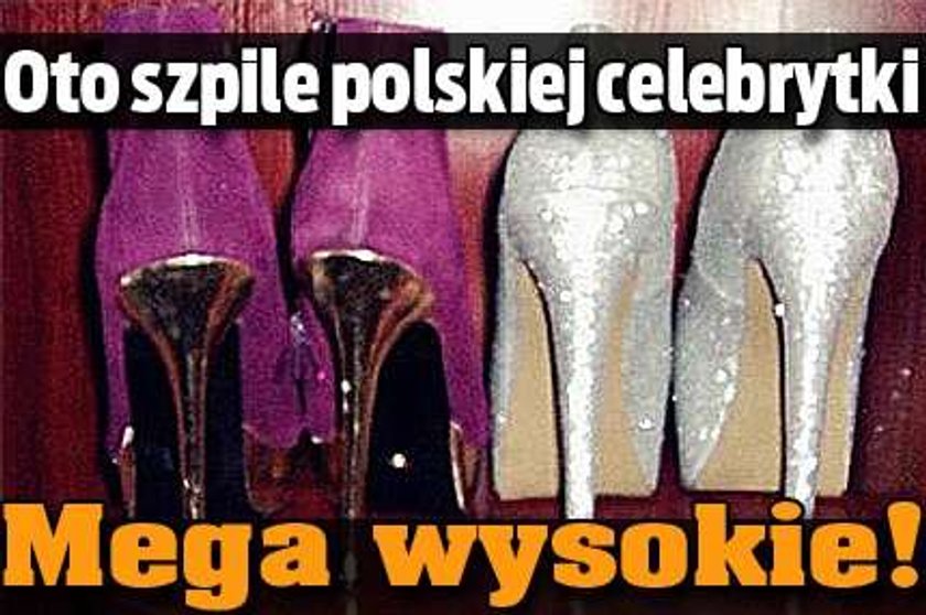 Oto szpile polskiej celebrytki. Mega wysokie!