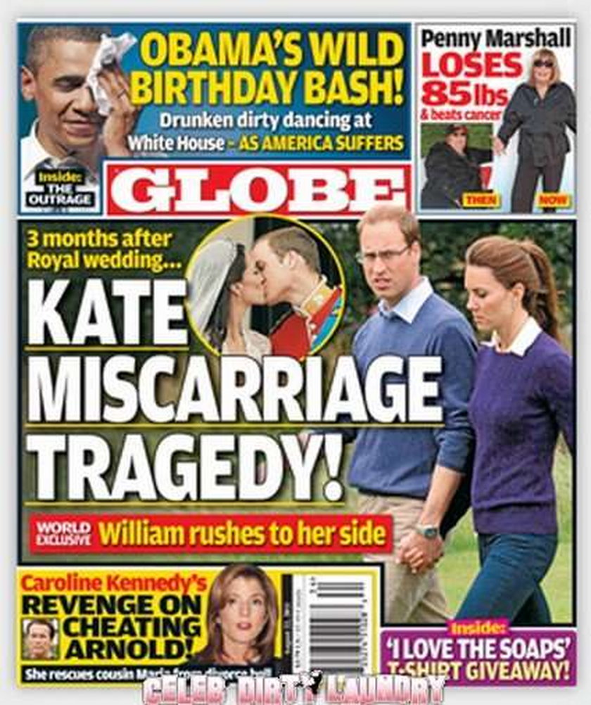 Księżna Kate poroniła?