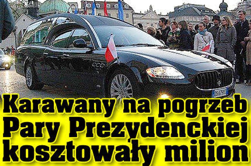 Karawany dla Pierwszej Pary kosztowały milion