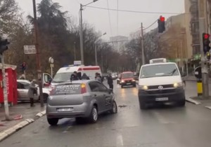 Saobraćajna nesreća kod Gradske bolnice u Beogradu