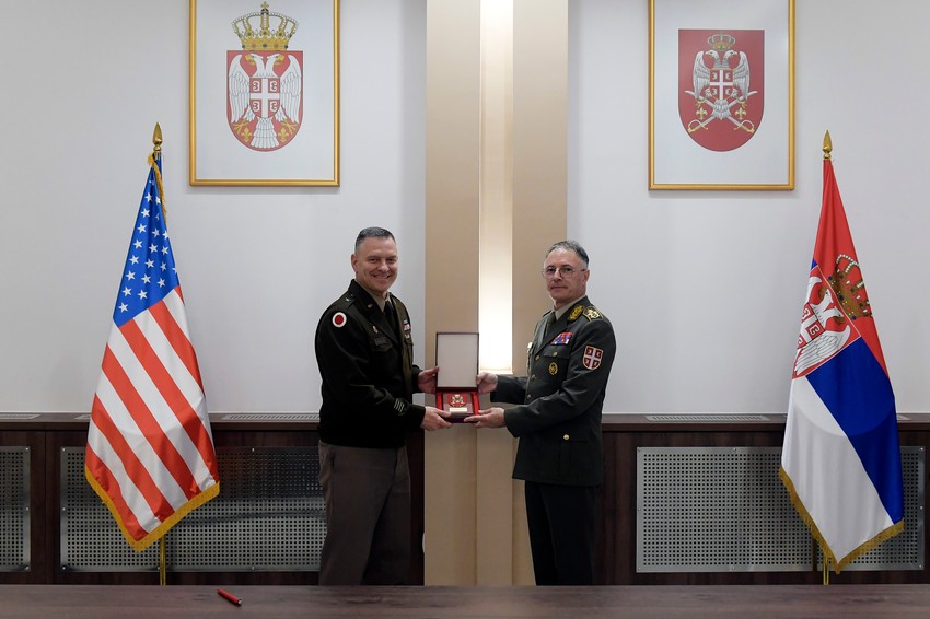 Metju Vudraf u poseti Srbiji