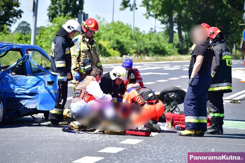 Makabryczny wypadek. 77-latek zderzył się z motocyklistą. Obaj nie żyją