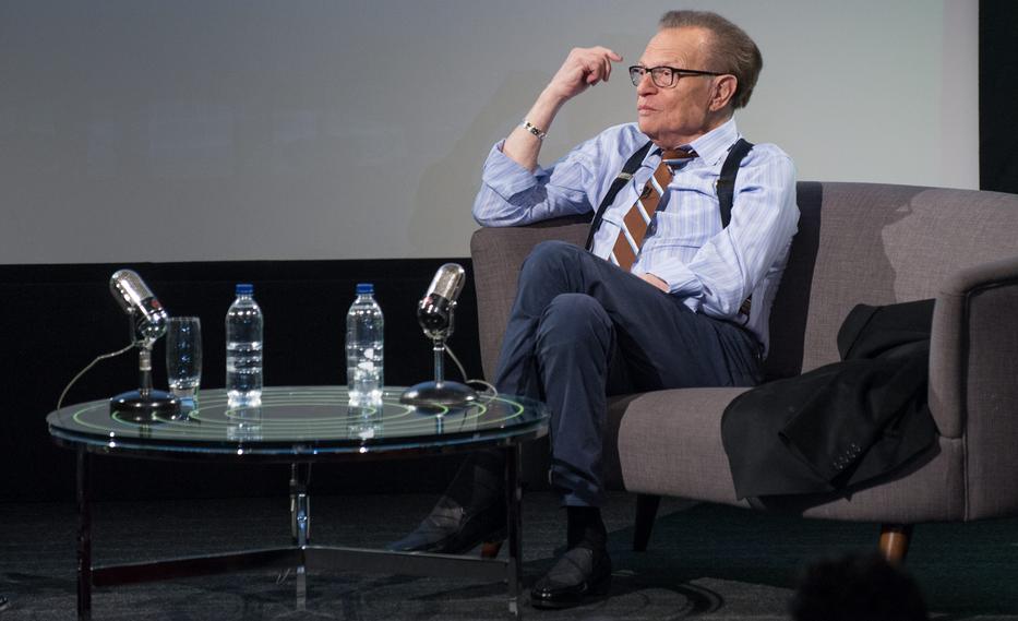 Larry King több mint 40 ezer tévés interjút készített, 25 évig dolgozott a CNN-nek / Fotó: Northfoto