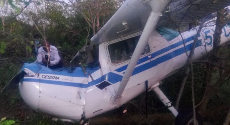 Plane crashes in Machakos