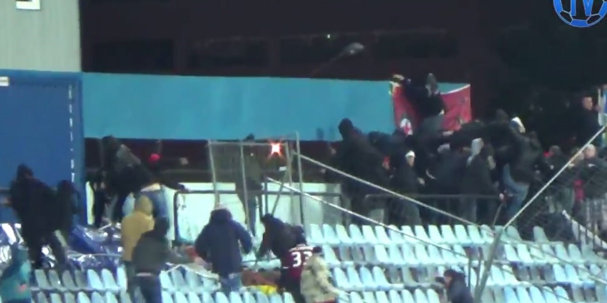 Burdy kibiców na mecz Ligi Europy: Slovan - Sparta! Zobacz wideo!