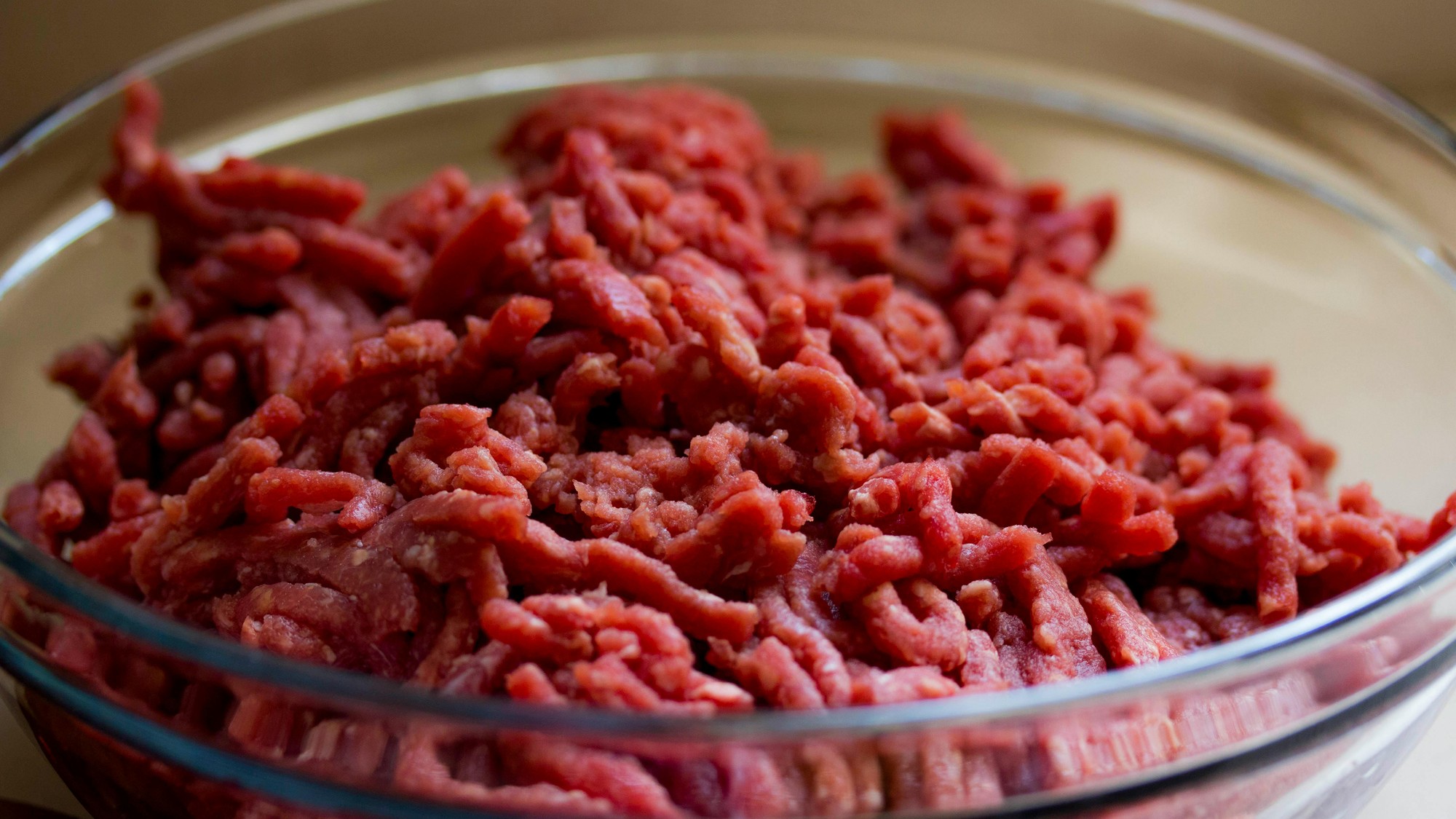 Mleté mäso.