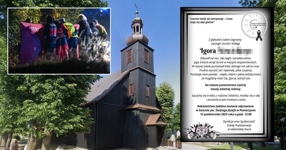 "Jego śmiech brzmi w naszych wspomnieniach". Wieś utonie w płaczu. Pożegnają 10-letniego Igora
